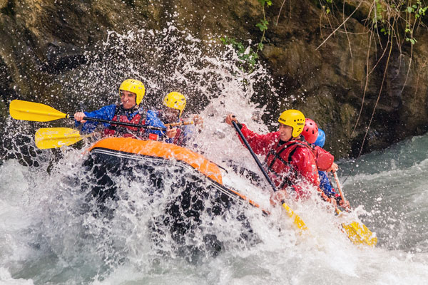 rafting avventura adventure